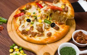 奥尔良鸡肉披萨图片