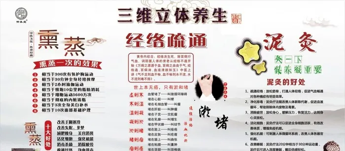 三维立体养生图片(4800x3200)psd模版下载