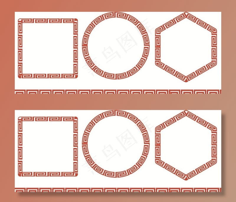 边框图片cdr矢量模版下载