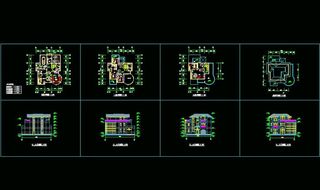 别墅建筑图纸图片