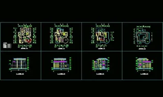 别墅建筑图纸图片