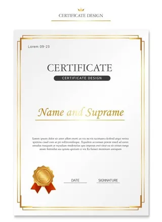 授权书与证书图片