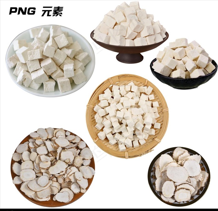 茯苓免扣元素图片psd模版下载