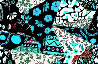 无缝拼接花图片