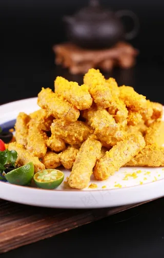 蛋黄焗南瓜图片