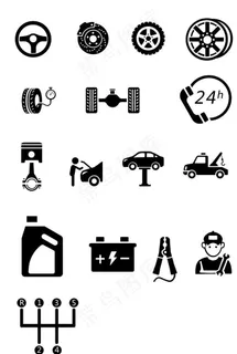 汽车零件图标图片