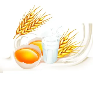 小麦 鸡蛋  牛奶图片