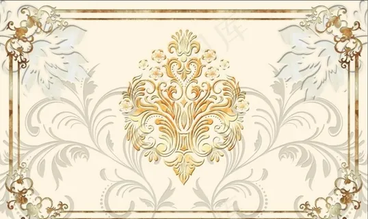 欧式花纹图片