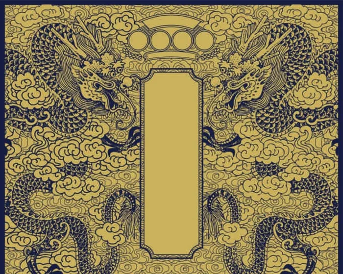 龙图线条矢量图图片cdr矢量模版下载