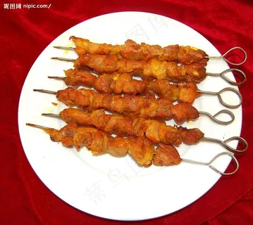 新疆地方特色 馕坑肉图片