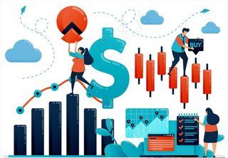 商务人士插画图片