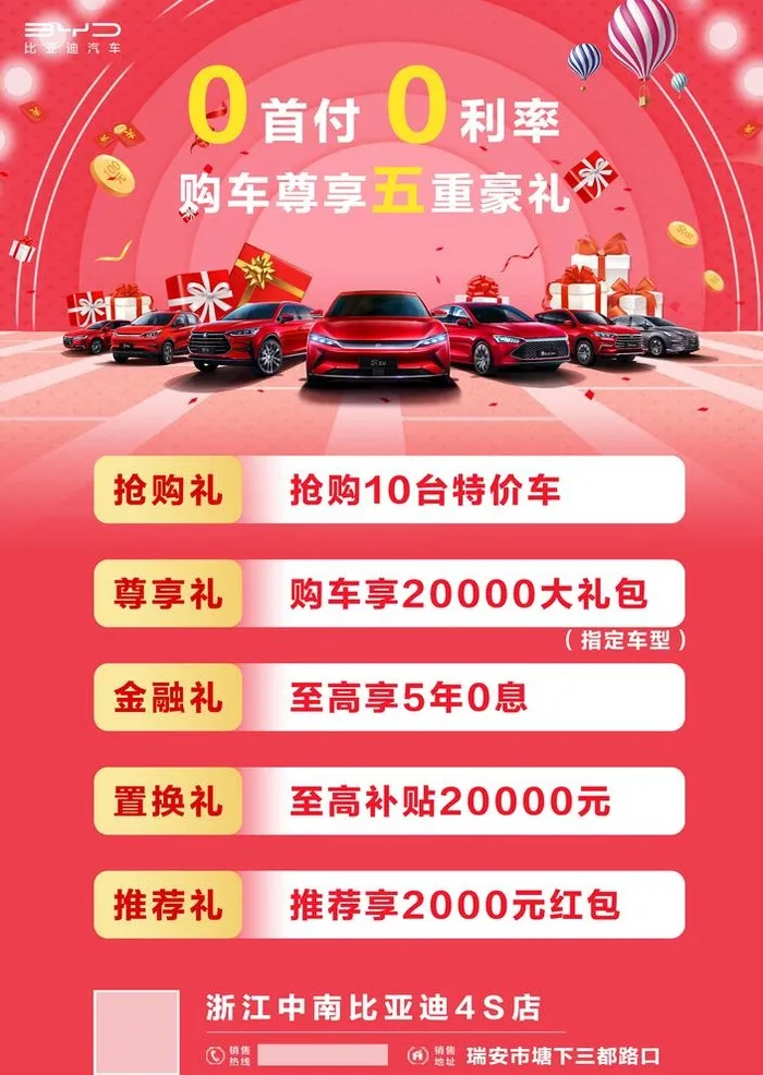 购车促销海报图片(3248x4724)psd模版下载