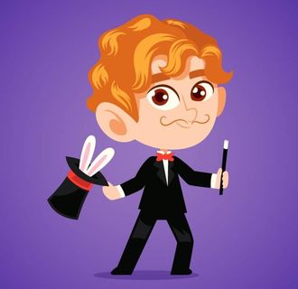 卡通魔法师图片