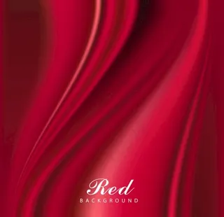 红色丝绸背景图片