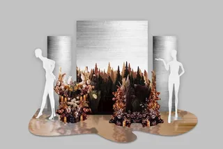 美陈服装橱窗效果图片