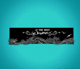 海洋元素海报设计素材图片