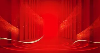 红色新年海报图片