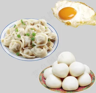 饺子 早点图片