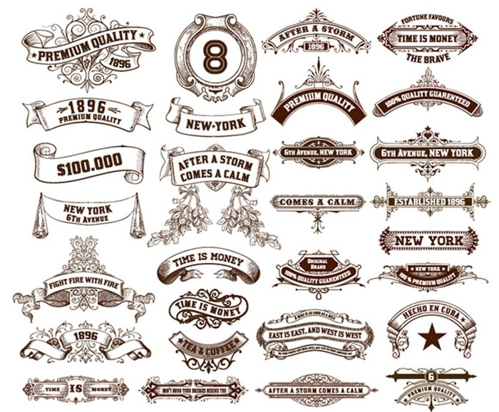 精致的花纹边框图片