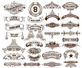 精致的花纹边框图片