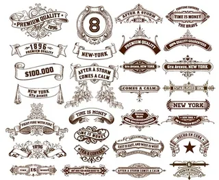 精致的花纹边框图片