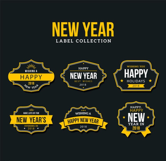 新年促销图标图片