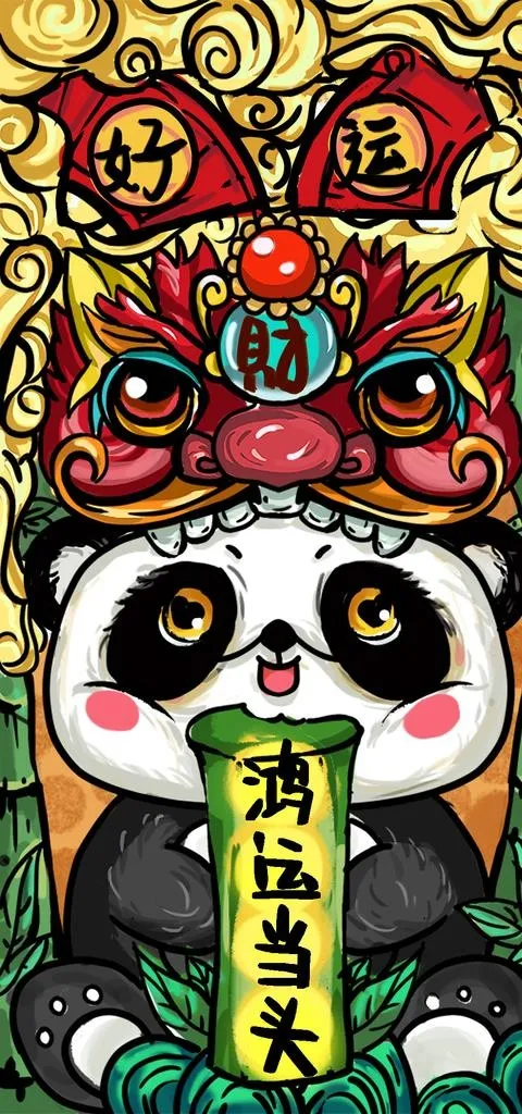 国潮手机壳图案图片