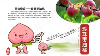 油桃彩页图片