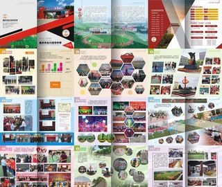 中学招生画册图片