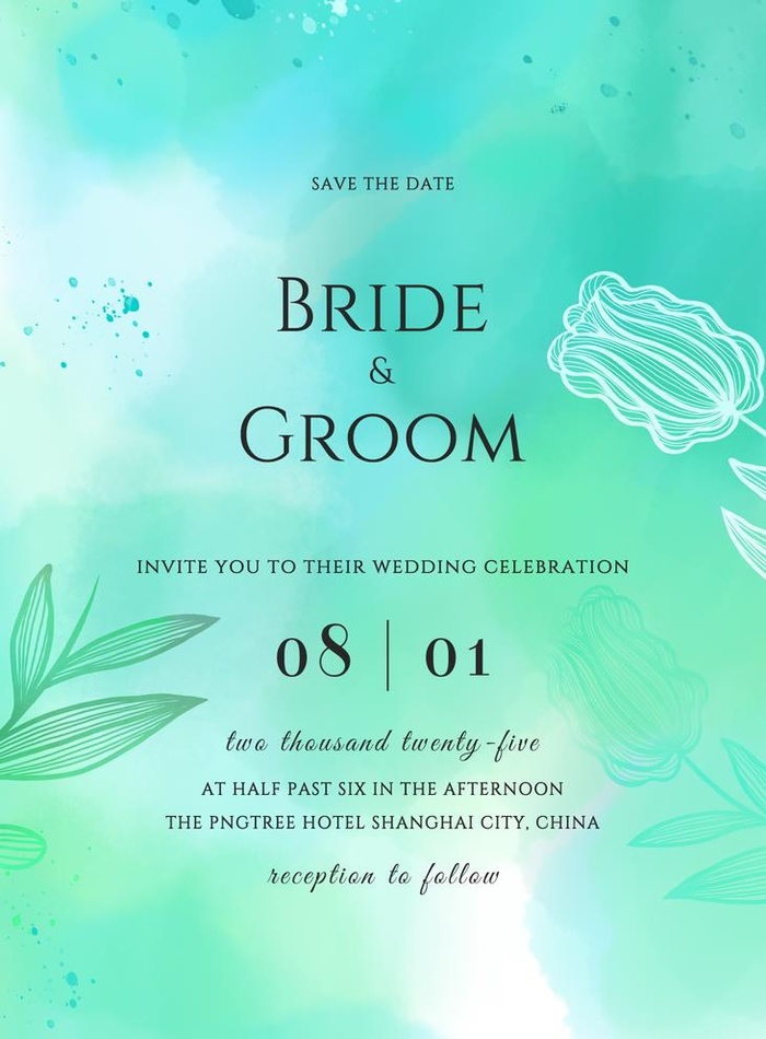 水彩海报背景图片