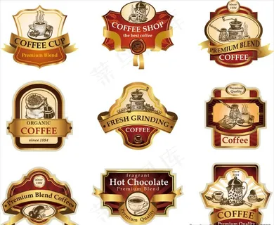 金属标签 圆形标签 荣誉徽章图片