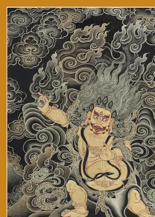 金刚手菩萨唐卡图片