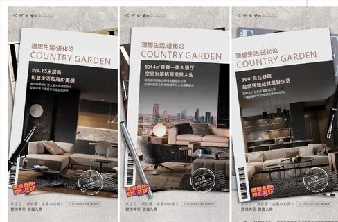 地产高级灰系列朋友圈报纸价值点图片