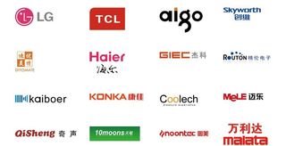 电视机运营厂商标志汇总图片