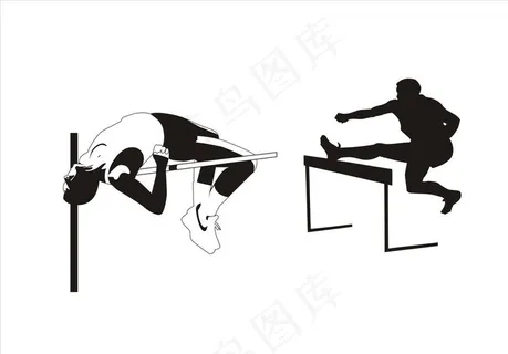跳高 跨栏图片