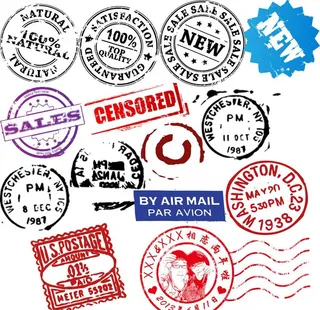 邮戳图片