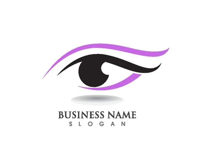 眼睛logo图片ai矢量模版下载