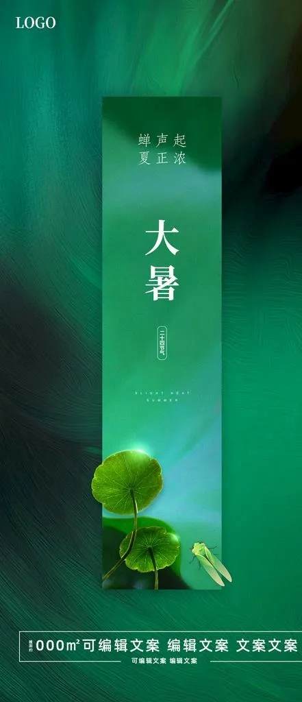 节气海报图片psd模版下载