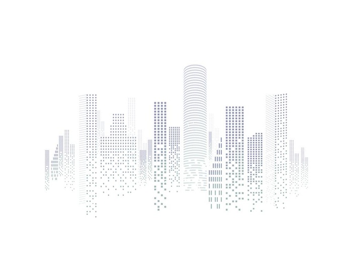 城市建筑剪影图片