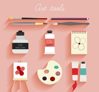 绘画工具图片