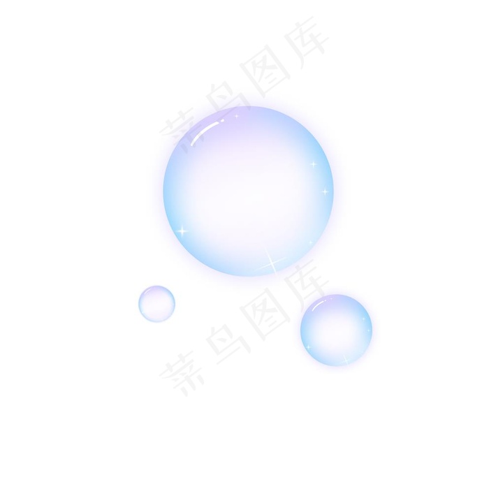 彩色透明气泡水气泡泡泡图片psd模版下载