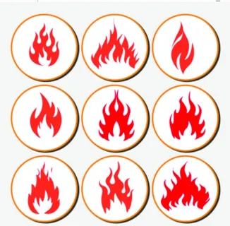 各种火苗图片