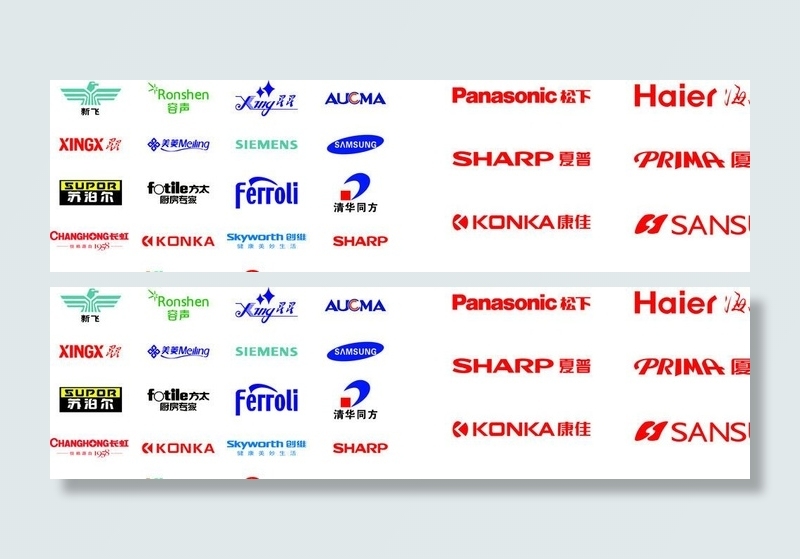电视品牌LOGO图片cdr矢量模版下载