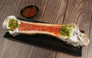 锡纸牛髓骨图片