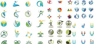 人形状logo图图片