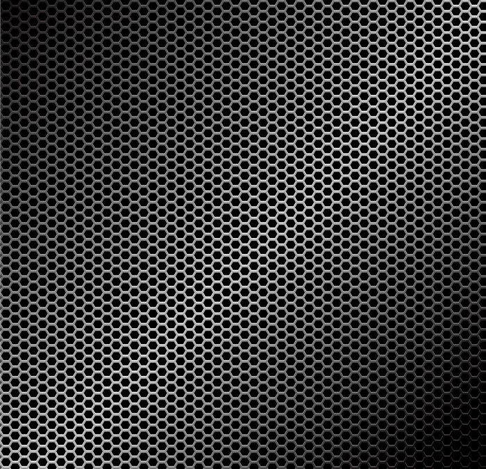 蜂窝孔铁板背景图片