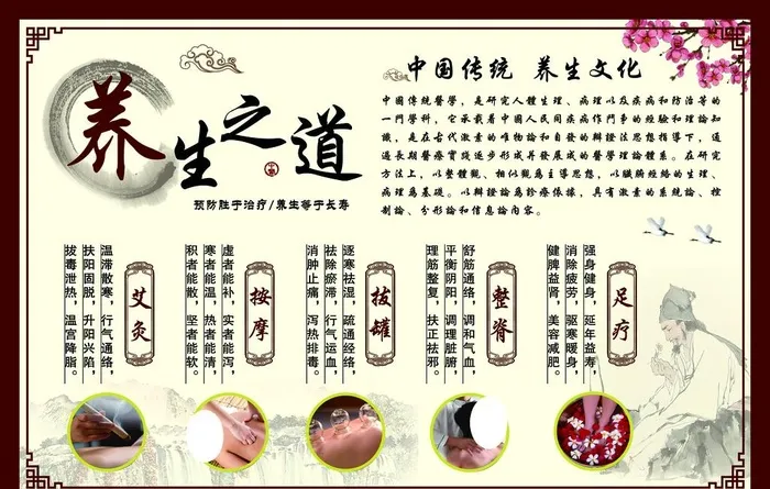 养生之道图片(7087x4724)psd模版下载