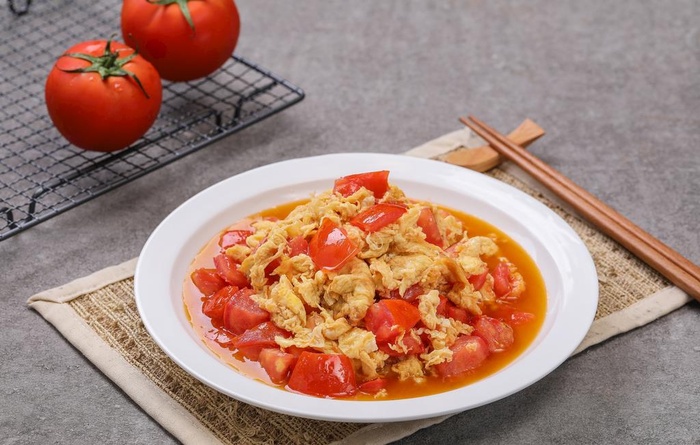 西红柿炒鸡蛋图片