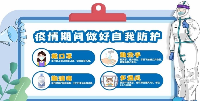 疫情防护措施图片cdr矢量模版下载