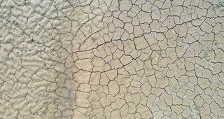 干涸的河床图片